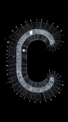 Fornasetti's Handmade-Inspired "C": Spiked String, Celestial Motifs & 1980s Film Effect