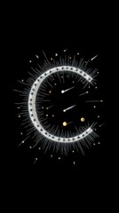 Fornasetti's Handmade-Inspired "C": Spiked String, Celestial Motifs & 1980s Film Effect
