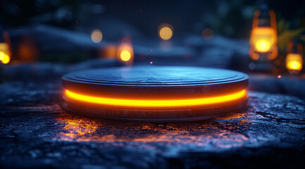 fire light flame disk