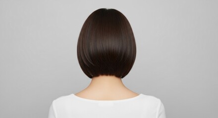 Obraz premium Modern Haircut Showcase, Studio Environment, Photo Series, Close-Up View, Contemporary Style