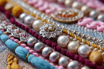 colorful wristband on rakhi festival