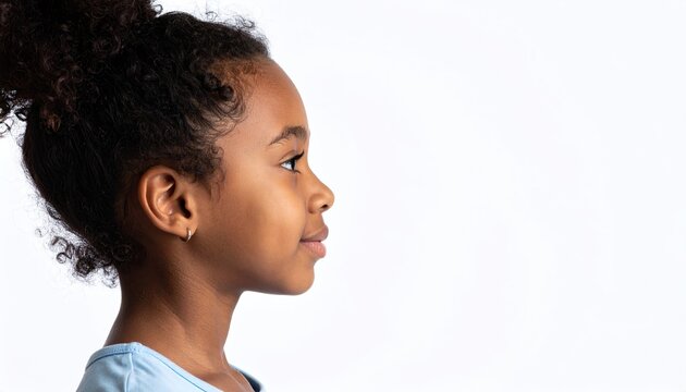 Child profile view, looking to side