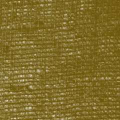 Closeup olive green vinyl surface with synthetic grid texture pattern.