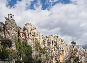 High on a ridge above the village of Guadalest is El Castell de Guadalest