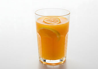 Refreshing Glass of Orange Juice A Burst of Citrus Sunshine