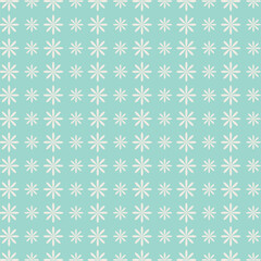 Beautiful light blue flower vector seamless pattern. Endless texture can be used for wallpaper, pattern fills, web page background, surface textures.