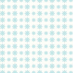 Beautiful light blue flower vector seamless pattern. Endless texture can be used for wallpaper, pattern fills, web page background, surface textures.