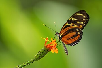 Fototapeta premium Vibrant Butterfly on Nature Background Macro Photography, butterfly
