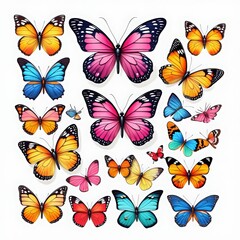 Vibrant Butterfly on Nature Background  Macro Photography, butterfly 