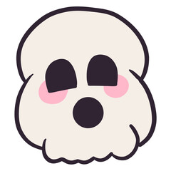 Smiling Halloween Skull