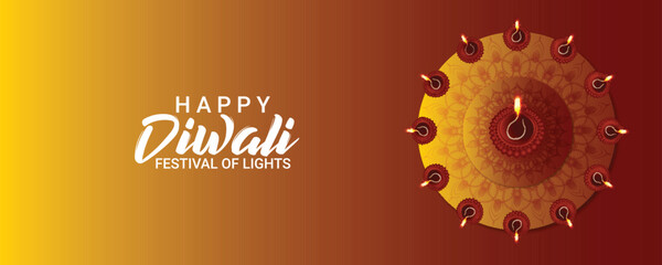 Happy diwali creative vector illustration