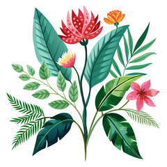vector illustration of flowers