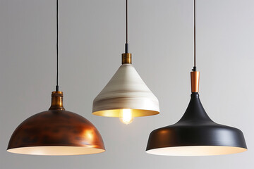 Obraz premium Modern Pendant Lighting Trio