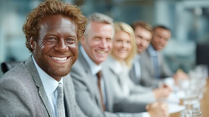 Professional Business Team Portrait for Corporate Presentations and Marketing Materials