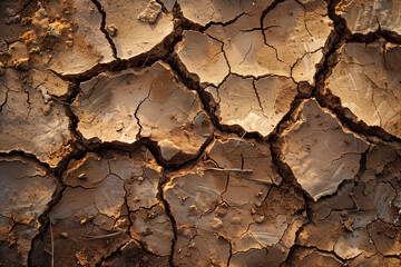 Cracked Earth Dry Soil Texture