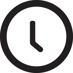 Clock vector art eps design