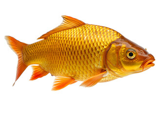 Golden Carp A Study in Aquatic Elegance