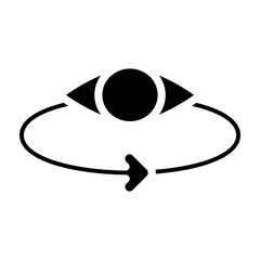  Vison Vector Glyph Icon Design