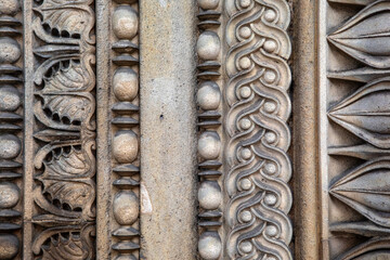 Ornate Detail of St. Pancras Church in London, UK
