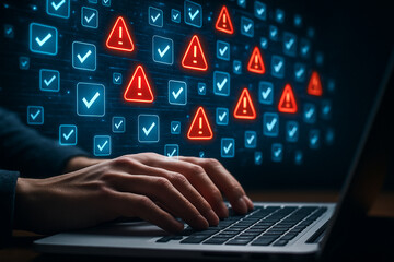 Computer security risk management cyber threat detection and prevention system for business network safety