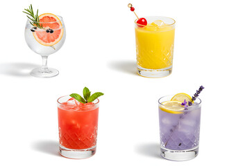 A Colorful Collection of Refreshing Cocktails
