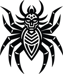 Alien Spider Tribal Design

