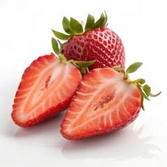 Professional Quality Photo of Healthy Red Berries on White