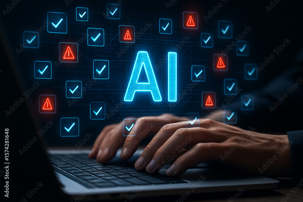 Poster ai artificial intelligence development and machine learning technology for business operations 100
