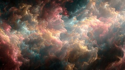 Obraz premium Abstract cosmic clouds