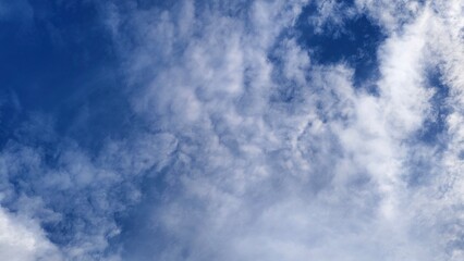 When I see a blue sky with clouds