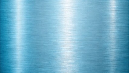 Closeup of a brushed blue metal texture with a gradient of light reflection