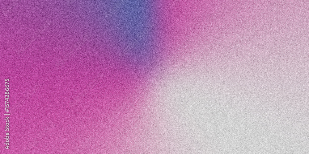 Poster noise grain texture abstract gradient texture in vibrant purples and pinks.