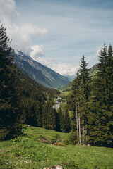 mountain landscape in the alps