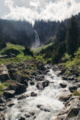 mountain river in the mountains