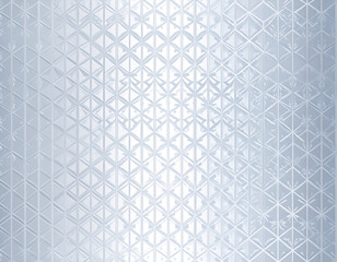 Silver Frost Metallic Grid Abstract Texture