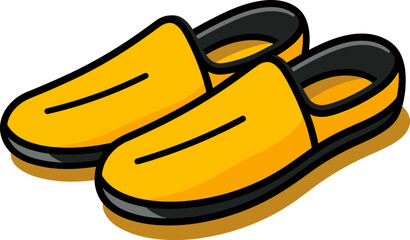 Yellow Slippers: Comfortable Indoor Footwear for Home Relaxation