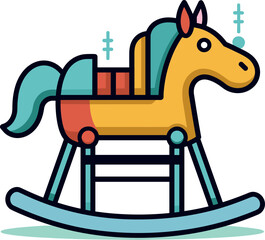 Whimsical Rocking Horse: A Nostalgic Toy Icon