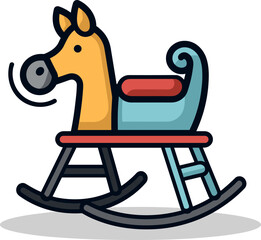 Charming Rocking Horse: A Classic Toy for Playful Moments