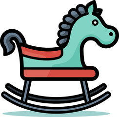 Whimsical Rocking Horse: A Nostalgic Toy Icon