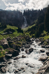 mountain river in the mountains