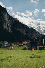 swiss alpine village