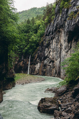 river in the mountains