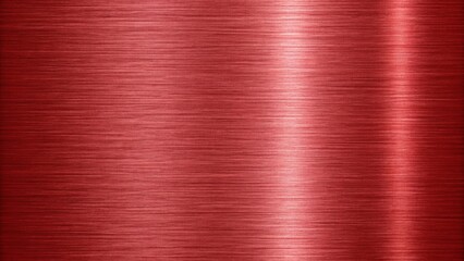 A vibrant red metal texture creates a bold and dynamic background