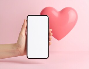 スマホ　ハート