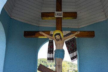 Chapel in Teresva, Transcarpathia showcases religious symbolism and local culture