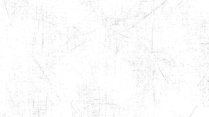 Subtle grunge texture with fine scratch lines and faded rough details. Abstract distressed overlay design on white background. Vintage worn surface pattern.
