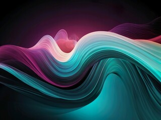 Abstract Colorful Wave Design