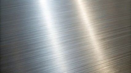 The diagonal brushed metal texture creates a dynamic and modern background with light reflections