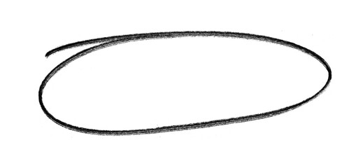 Hand-Drawn Circle round Highlights: Black Crayon, Marker, Pencil & Doodle Styles for Marking Text...