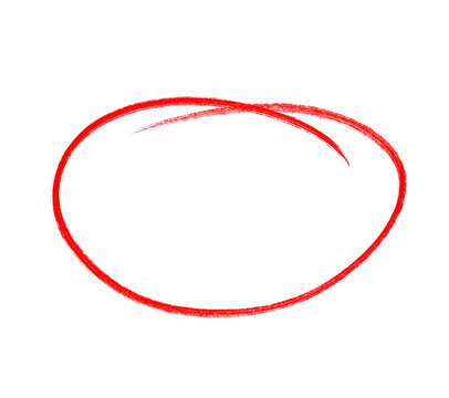 Red Hand-Drawn Scribble Circle PNG - Sketchy Oval Highlighting Image, red circle For marking text, numbers, marker pen, pencil, logo, hand-drawn doodle grunge circle highlights 